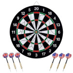 Floklu (Kadifemsi Yüzeyli) 18 inç Dart Oyunu Seti