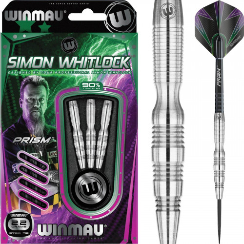Winmau Simon Whitlock "Urban Grip" 90% Tungsten Çelik Uçlu Dart Oku