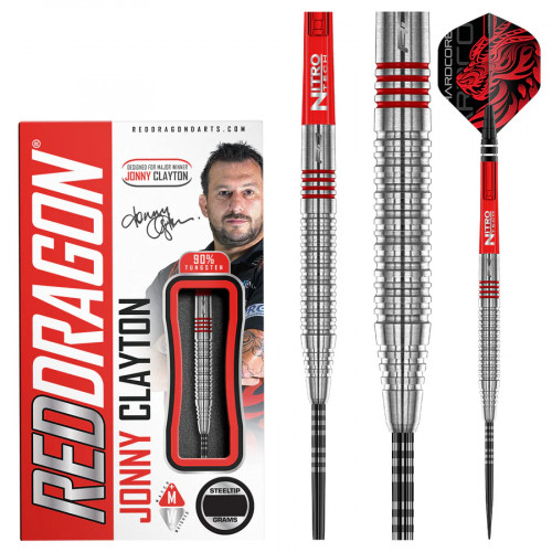 Red Dragon Jonny Clayton Original 2.0 90% Tungsten 24g Çelik Uçlu Dart Oku