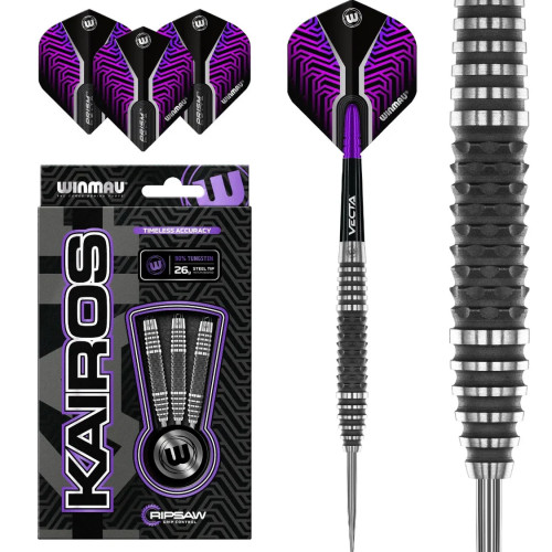 Winmau Kairos 90% Tungsten Çelik Uçlu Dart Oku Winmau Kairos 90% Tungsten Çelik Uçlu Dart Oku