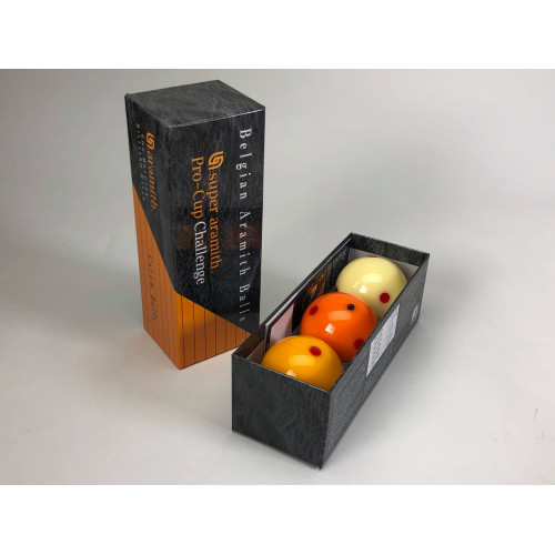 Aramith Pro-Cup Challenge 6 Noktalı Karambol Top Seti