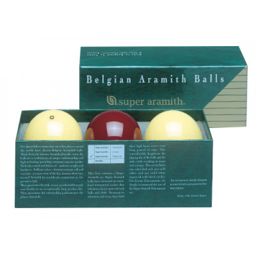 Super Aramith Traditional 3-Bant Karambol Top Seti (61.5 mm) Super Aramith Traditional 3-Bant Karambol Top Seti (61.5 mm)