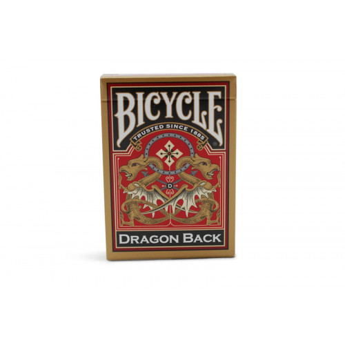 BICYCLE DRAGON BACK GOLD KIRMIZI DESTE BICYCLE DRAGON BACK GOLD KIRMIZI DESTE