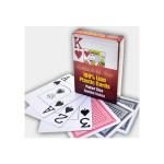 Lion Plastik Oyun Kartları - Kırmızı