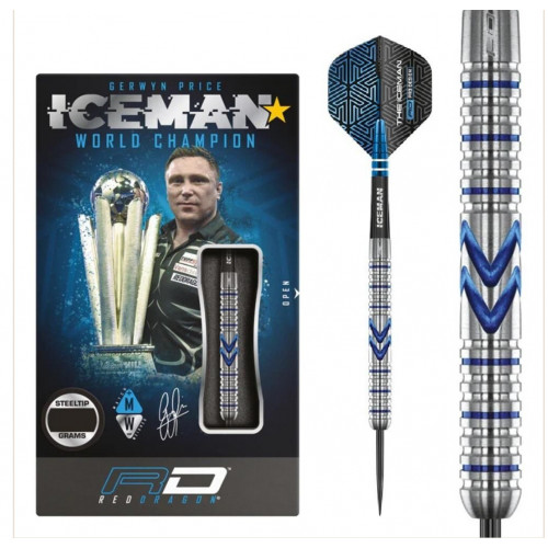 Red Dragon Gerwyn Price "Iceman" Midnight Edition 90% Tungsten Dart Oku Red Dragon Gerwyn Price "Iceman" Midnight Edition 90% Tungsten Dart Oku