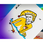 Shantell Martin Beyaz Oyun Kartları (theory11)