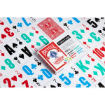 Bicycle EZ-See LoVision Jumbo Kırmızı Oyun Kartları