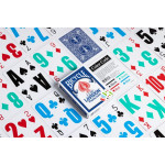 Bicycle EZ-See LoVision Jumbo Mavi Oyun Kartları