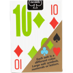 Bicycle EZ-See LoVision Jumbo Kırmızı Oyun Kartları