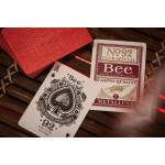 Bee MetalLuxe Red – Kırmızı Metal Folyo Oyun Kartları