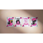 Bicycle Cat (Pink) Playing Cards