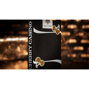 Limited Edition Cherry Casino (Monte Carlo Black and Gold) Numbered Seals Playing Cards by Pure Imagination Projects Limited Edition Cherry Casino (Monte Carlo Black and Gold) Numbered Seals Playing Cards by Pure Imagination Projects
