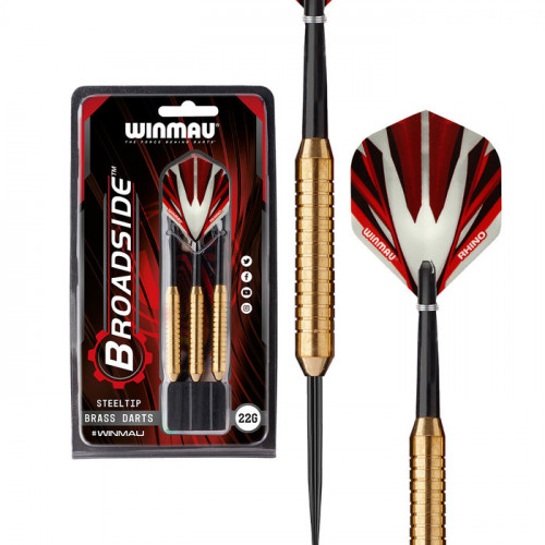 Winmau Broadside Pirinç Çelik Uçlu Dart Oku Winmau Broadside Pirinç Çelik Uçlu Dart Oku