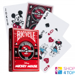 Bicycle Disney Klasik Mickey Mouse (Kırmızı) Oyun Kartları