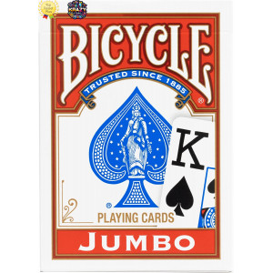 Bicycle Jumbo Index İskambil Destesi – Kırmızı