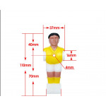 Mini langırt oyuncu bebek plastik yedek parça