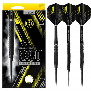 Harrows NX90 Black Edition 90% Tungsten Çelik Uçlu Dart Oku Harrows NX90 Black Edition 90% Tungsten Çelik Uçlu Dart Oku