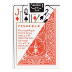 Bicycle Pinochle Kırmızı Oyun Kartları